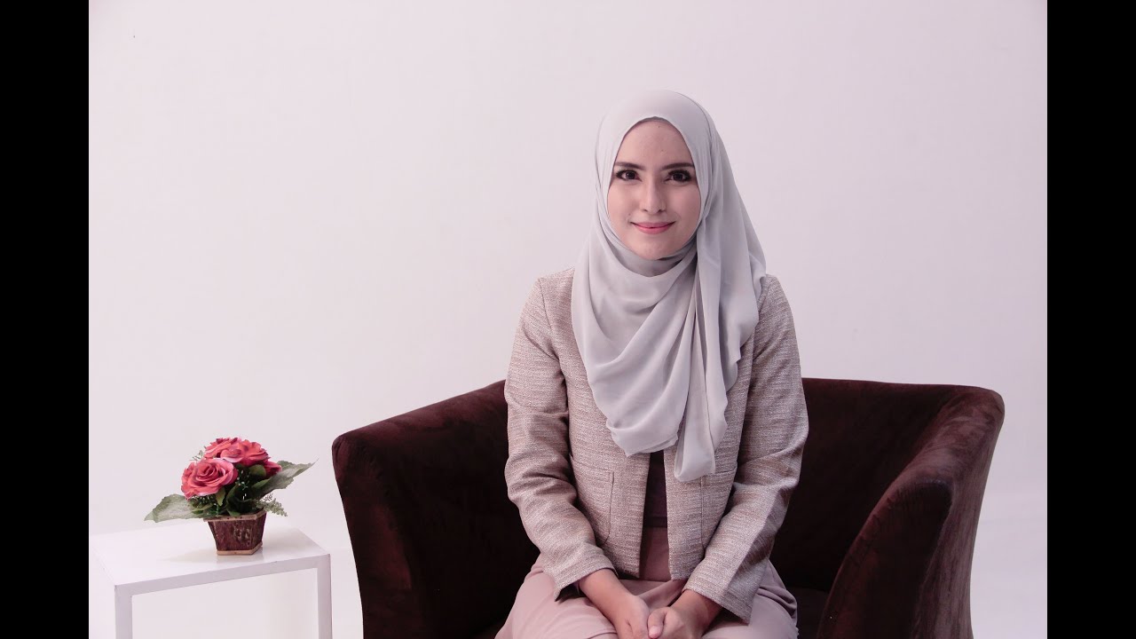 Hijab Tutorial Office Look by Zahratul Jannah - YouTube