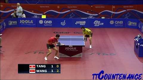 Qatar Open: Wang Liqin-Tang Peng