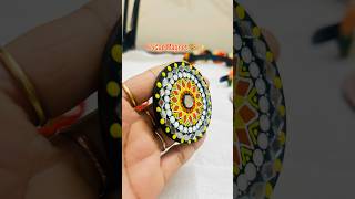 🎨🫶🏻Fridge Magnet 🫶🏻🎨#magnet #fridgemagnets #handmade #ordernow #dm #mirrorwork #trendingshorts