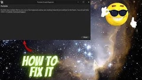 HOW TO FIX UNREAL ENGINE FORTNITE CRASHES AFTER DRAGON BALL Z FORTNITE UPDATE