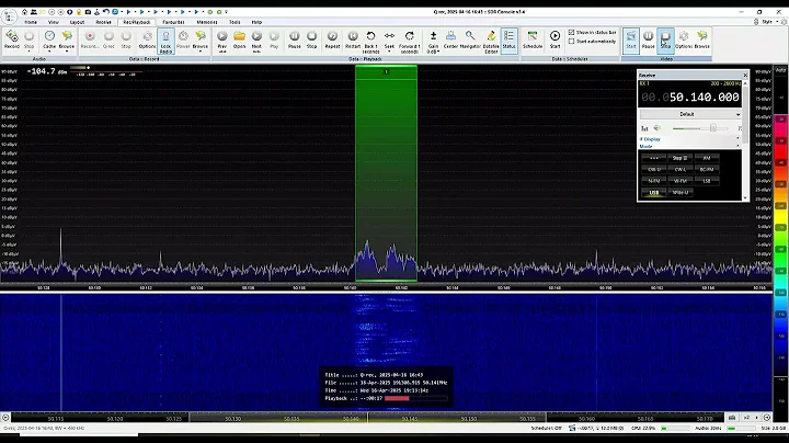 April 16, 2025: Aurora propagation on 6m band