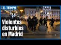 Madrid: Violentos enfrentamientos entre manifestantes y policías antidisturbios