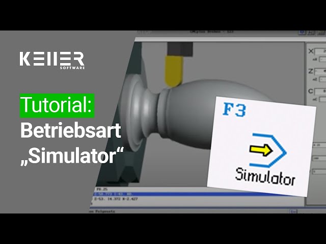 SYMplus™-Tutorial, Drehen: Betriebsart "Simulator" - YouTube