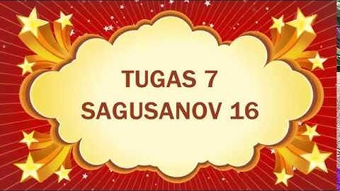 Tugas 7 Sagusanov 16 - Akmal Iskandar