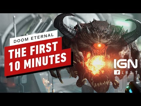 The First 10 Minutes of DOOM Eternal (4K/60fps) - IGN First