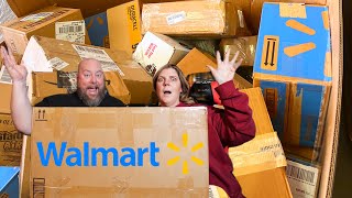 I Bought A GIANT Mystery Box of Walmart BLIND Package Returns