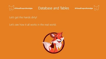 15 - Visual FoxPro - Database and Tables Part 6