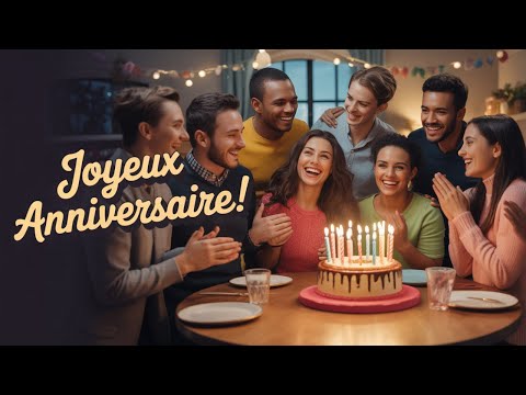 Chanson Joyeux Anniversaire Français | Fête Enchantée