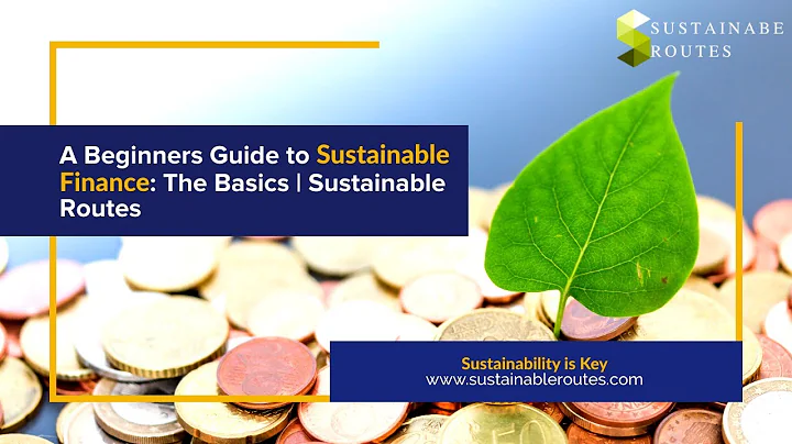 A Beginners Guide to Sustainable Finance: The Basics | Sustainable Routes