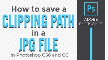 Save a Clipping Path inside a JPG in Photoshop