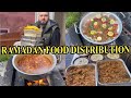 Ramadan food distribution food was made village style must watch