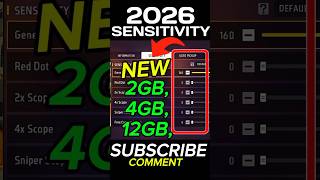 0% Recoil Parfect Headshot Sensitivity Setting ⚡ 2gb,4gb,12gb Best Sensitivity Setting 20226