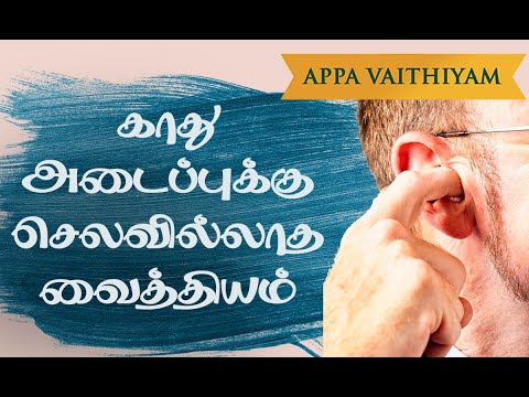 காது ஏன் அடைக்கிறது? எப்படி சரியாக்குவது? Ear-block remedy without expense | Appa Vaithiyam