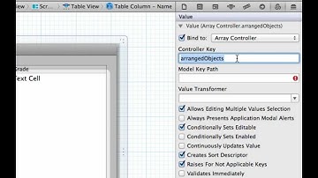 Cocoa Programming L20 - NSTableView Bindings