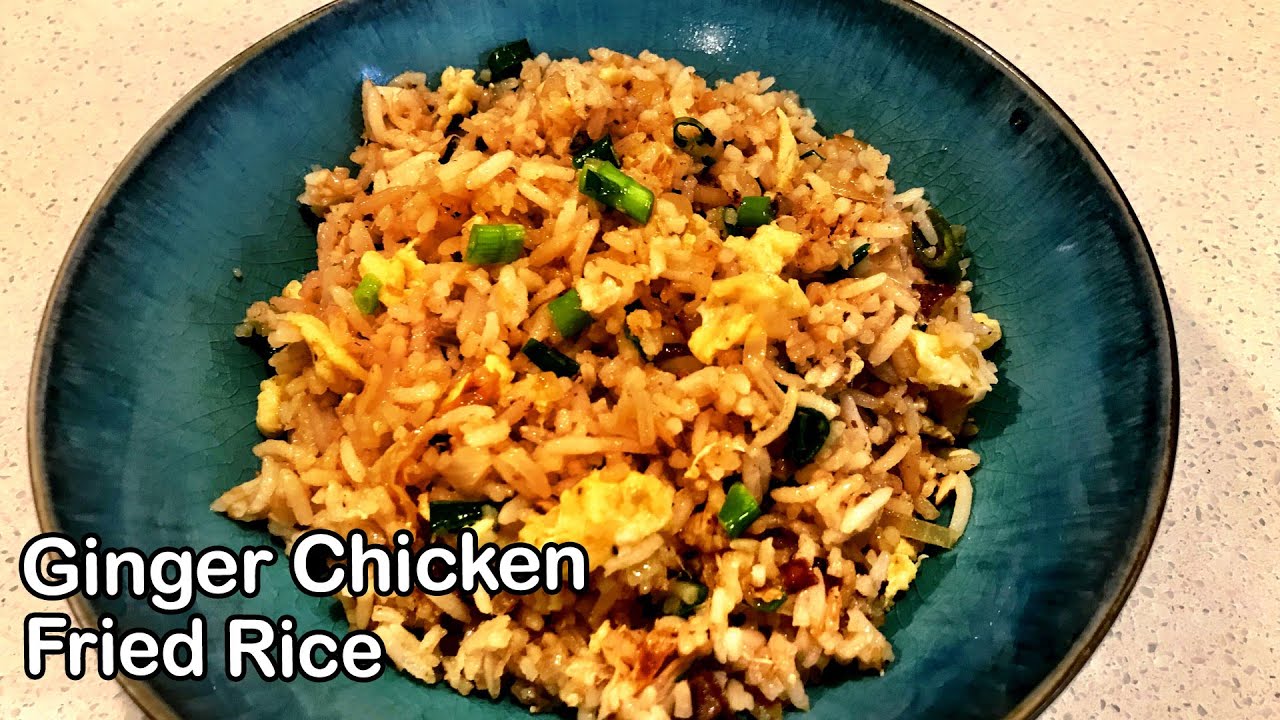 Ginger Chicken Fried Rice IndianChinese restaurant flavour YouTube