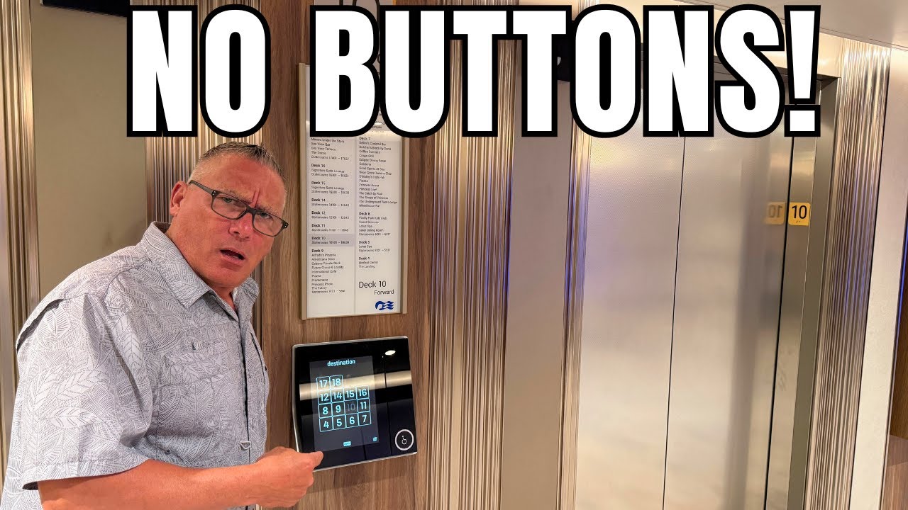 Smart Elevators on Princess Sphere Class Ships Sun & Star Explained!