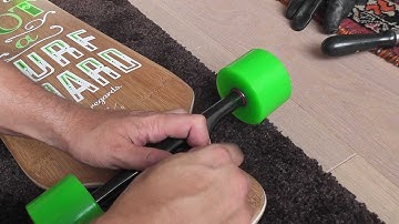 How to assemble a longboard with drop through trucks
