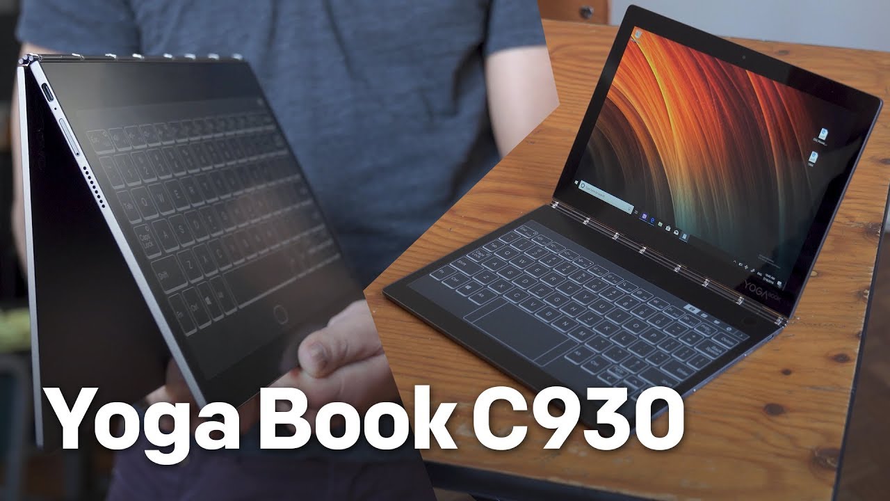 Lenovo Yoga Book C930 Hands On From Ifa 2018 Youtube