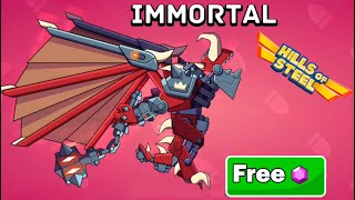 Hills Of Steel : Free Tank !!!!! How I Unlocked This Legendary Immortal !!!! Destroys All Bosses. screenshot 3