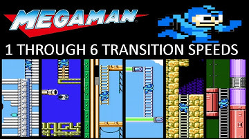Mega Man 1 - 6 Screen Transition Speeds