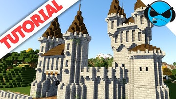 How To Build A Castle Minecraft Tutorial | Medieval Castle Part 2