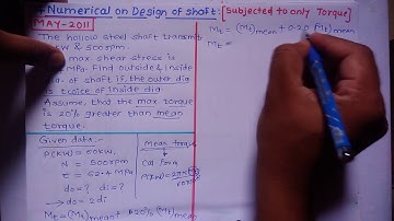 6.4 Numerical #2 _ Design of Shaft