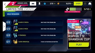 ASPHALT 9 - Shanghai Cup - Limited Time Event - iOS/Android/Windows