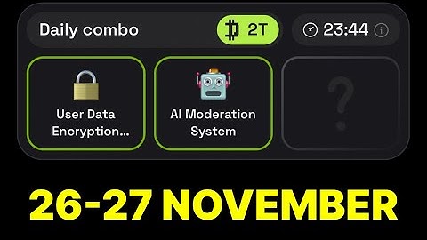 Dropee Daily Combo 26 & 27 November | Dropee Daily Combo  Today | Today Dropee Combo Card | 