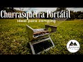 Churrasqueira maleta portátil para camping