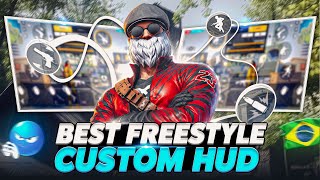 BEST 3 FINGER CUSTOM HUD π³ CODE β οΈβοΈ 3 FINGER FREESTYLE CUSTOM HUD IN FREE FIRE | TOP 3 BEST HUD
