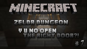 "Puzzle map" Zelda Dungeon Part 7 - Y U NO open the right door?!
