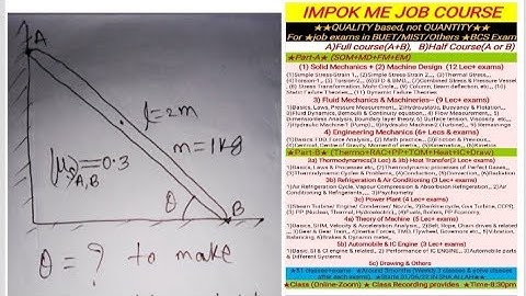 Engineering Mechanics math, Ladder related with Friction, in Bengali