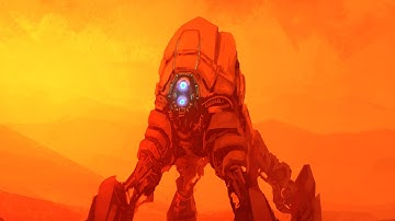 Photoshop Speedpaint - Sci-fi Robot Concept Art