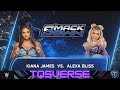 KIANA JAMES VS ALEXA BLISS. SMACKDOWN. WWE 2K25. TQS