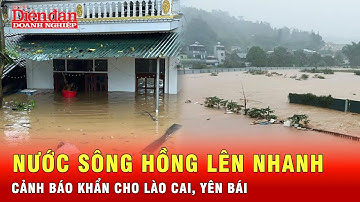 Cảnh báo khẩn: Nước sông Hồng qua Lào Cai, Yên Bái đang lên rất nhanh | Tin tức 24h