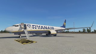 [X Plane 11] RYR4JA Berlin(EDDB) Edinburgh(EGPH) Zibo Boeing 737-800