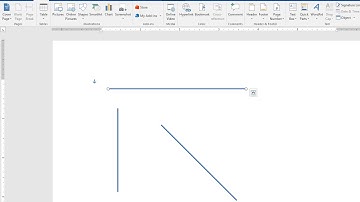 How to Draw Straight Lines Vertical & Horizontal in MS Word (2003-2016)