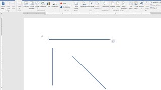 Cara Menggambar Garis Lurus Vertikal & Horisontal di MS Word (2003-2016)