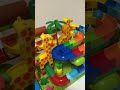Satisfying Building Blocks Extremely popular! A giant giraffe-shaped triple block coaster! short