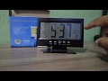 Relógio de Mesa DS-8082 Voice Control Back-Ligth LCD Clock