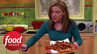 How to Make Buffalo Popcorn Chicken Bites | 30 Minute Meals with Rachael Ray | Food Network