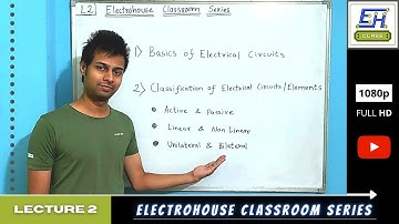 Electrical Circuit Basics & Classification | L2 | Electrohouse Classroom Series | Daniyal Qureshi