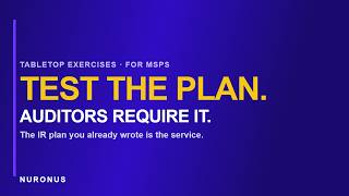 Tabletop Exercises for MSPs: Sell Incident Response (IR) Testing (2026)