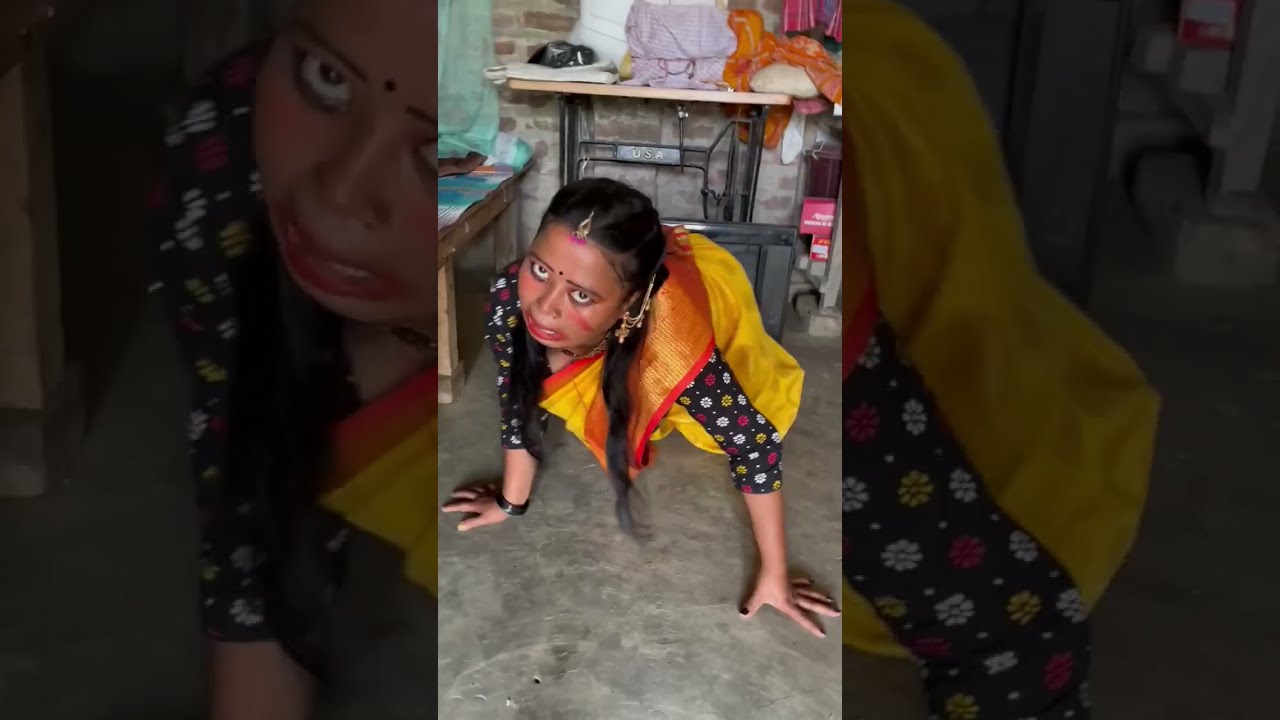 TV Se Chandra Mukhi Nikal Ke Audience Ko Dara Diya   viral  funny  shorts