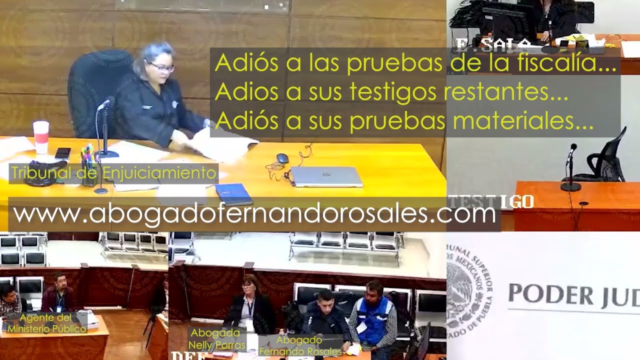 ASÍ ANULA ABOGADO las PRUEBAS de la FISCALÍA en JUICIO por ROBO