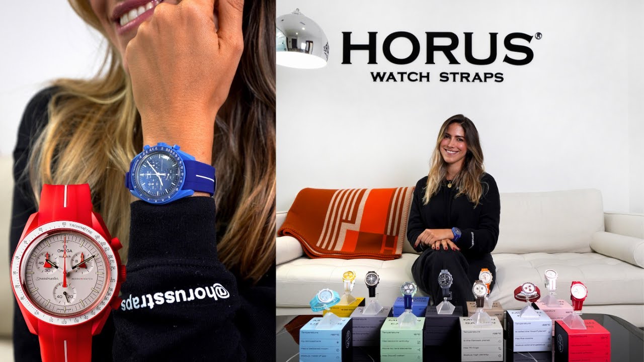 Horus Omega x Swatch Moonswatch Rubber Strap