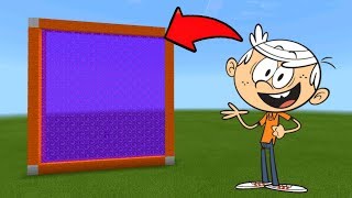 Minecraft Pe How To Make a Portal To The Loud House Dimension - Mcpe Portal To Loud House!!! screenshot 4