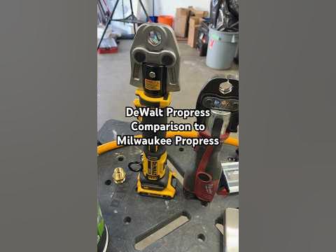 Propress Tool Comparison - DeWalt vs Milwaukee - YouTube