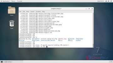 How to Landing CMS on CentOS 7
