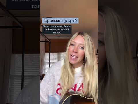 Memory Mondays - Ephesians 3:14-16 #singersongwriter #memoryverseoftheday #bibleverse